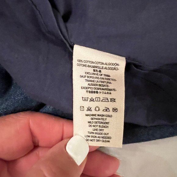 Free People New Romantics Denim Dress Sz 8 - Picture 6 of 15